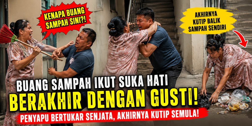 Akhirnya Kutip Balik Sampah Sendiri!